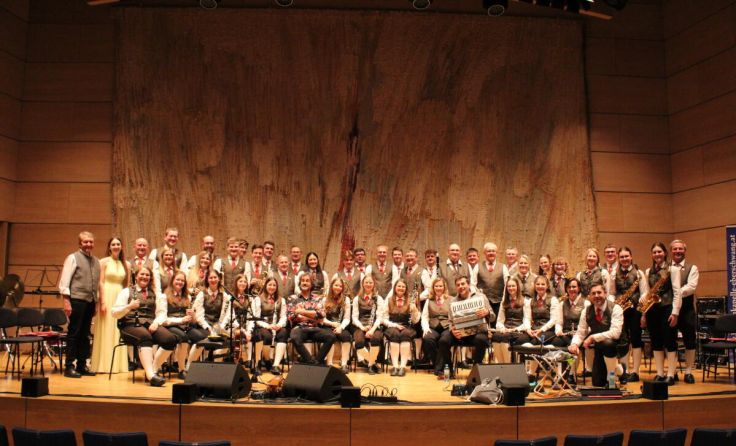 Die Musiker bei ihrem Auftritt im Brucknerhaus (Foto: privat)