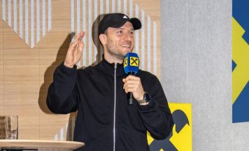 Sascha Huber begeisterte mit seiner Erfolgsgeschichte in Ried