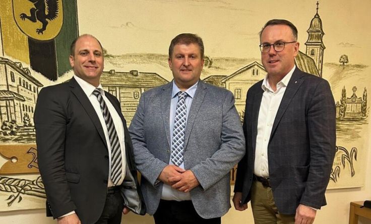 V. l.: Martin Vorauer, Alois Tischler und Bezirksparteiobmann Günther Lengauer (Foto: ÖVP)