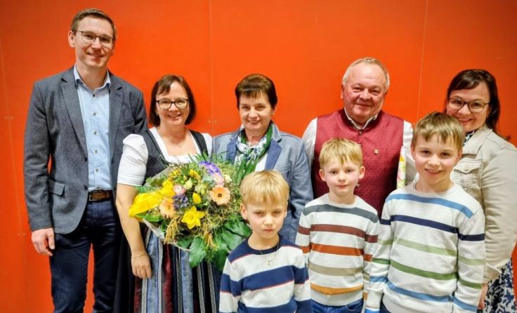 Familie Dötzlhofer freute sich über die gelungene Überraschung. (Foto: privat)