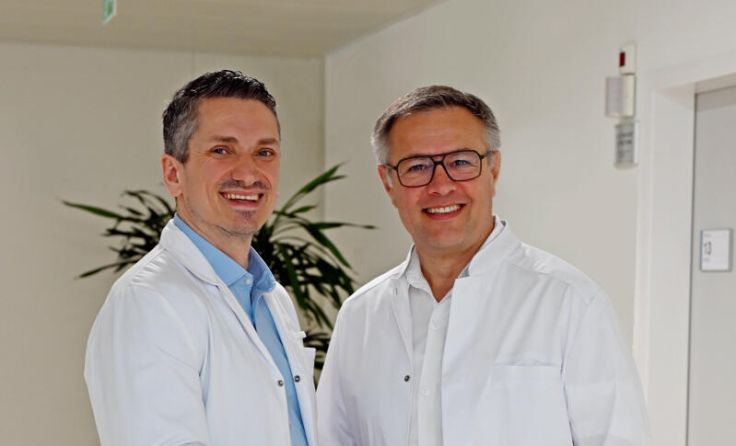 Primar Dominik Holzapfel und Ärztlicher Direktor Johannes Huber (Foto: BHS Ried_Hirnschrodt)