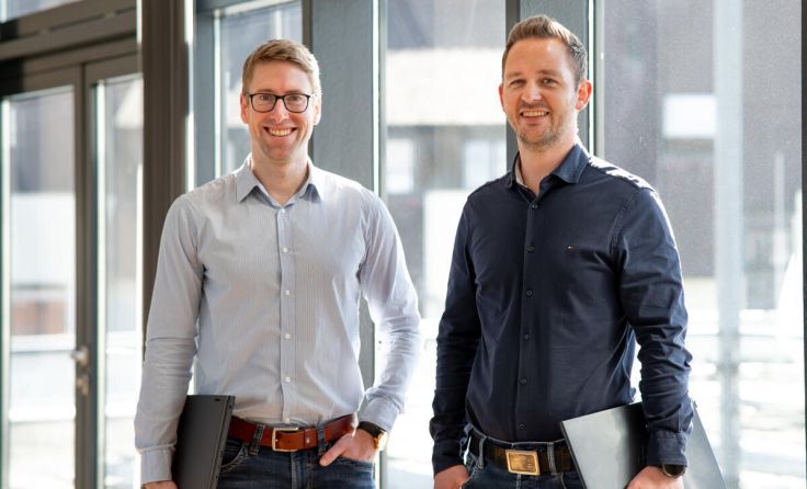 Das Training wird von Patrick Kühtreiber (l.) und Martin Mallinger durchgeführt. (Foto: Infotech)