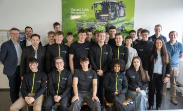 Wintersteiger begleitet Agrartechnik‑Klasse der HTL Ried