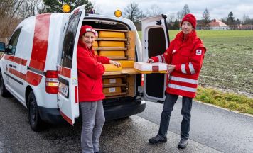 Große Einsatzbereitschaft der Mitarbeiter beim Roten Kreuz Bezirk Ried