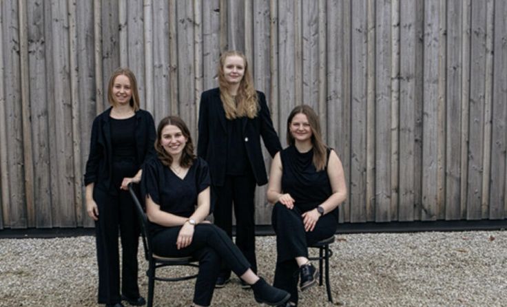 V. l.: Elisa Groß, Annika Vorhauer, Anna Machl und Luise Hörandtner (Foto: LMS)