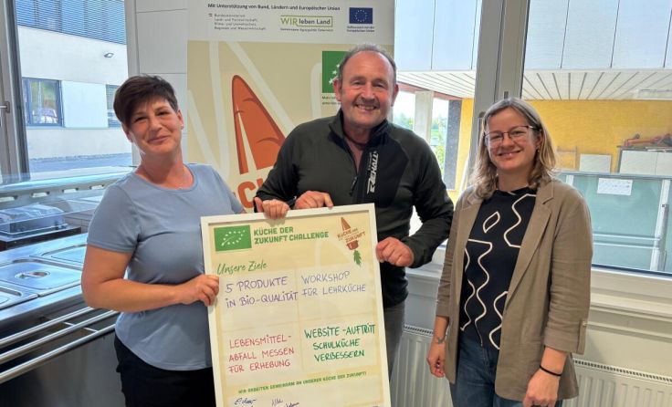 V. l.: Elisabeth Moser, Erich Gaisbauer und Ute Schneiderbauer (Foto: Bio Austria_Waldenberger)