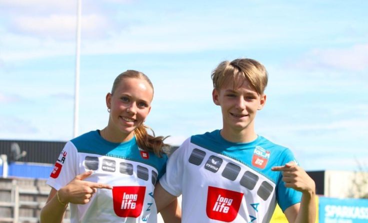 Alina Glasner und Niklas Angerer starteten mit neuen Rekorden. (Foto: IGLA)