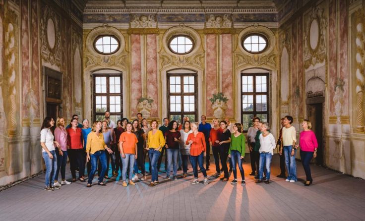 Gruppenfoto mit den Chormitgliedern (Foto: Grasl Wolfgang)