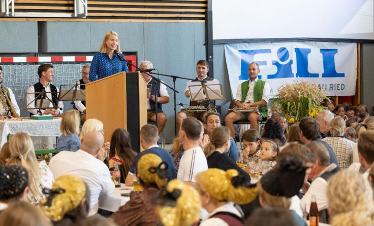 Landesrätin Christine Haberlander bei der Eröffnungsrede (Foto: Land OÖ/Sternberger)