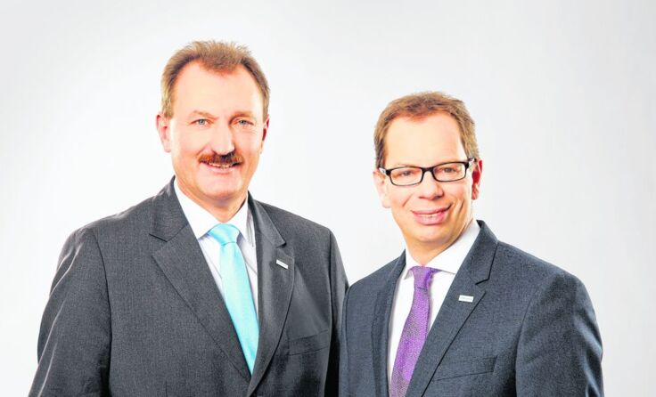 VKB-Vorstände Adam Schwebl und Christoph Wurm Foto: VKB-Bank