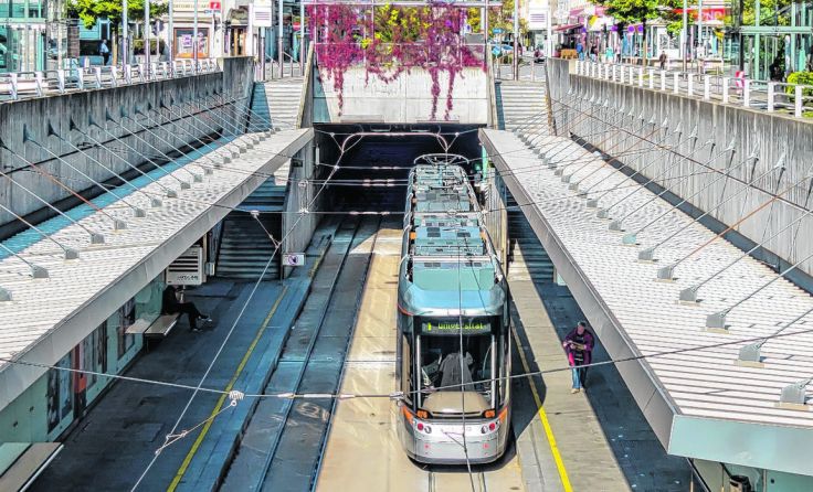Die neue Schienenachse wird zu 55 Prozent unterirdisch geführt werden. Foto:Wodicka
