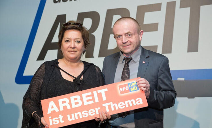 LH Stv. Mag. Karin Renner, Horner SWV Bezirksobmann Robert Porod, MMBA