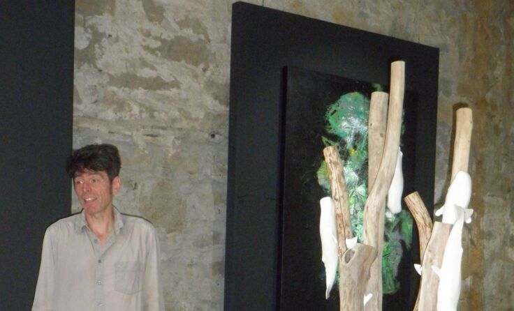 Mag. Wolfang Mittelberger im Galerieraum 