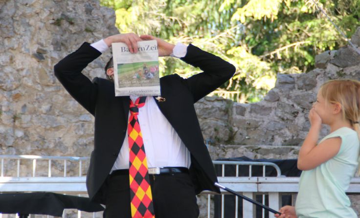 Magic Leo unterhielt das Publikum mit seinen Zaubertricks. 