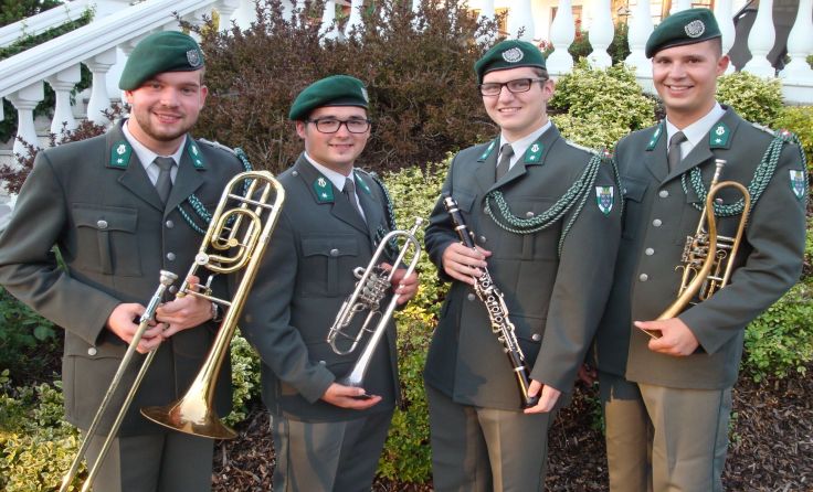 Josef Fuchs, Johannes Zulehner, Jakob Höhlmüller und Matthias Fried. Foto: Herbert Fried
