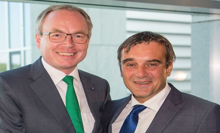 LH Stellvertreter Stephan Pernkopf und Landtagsabgeordneter Anton Erber (beide ÖVP). Foto: zVg
