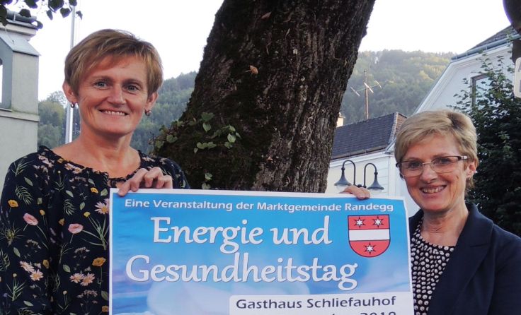 Die Marktgemeinde Randegg lädt zum Energie- und Gesundheitstag.