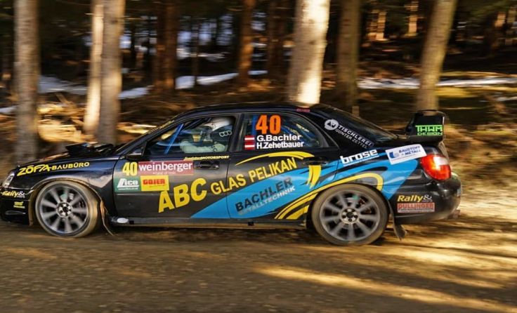 Gery Bachler startet bei der NÖ Rallye.