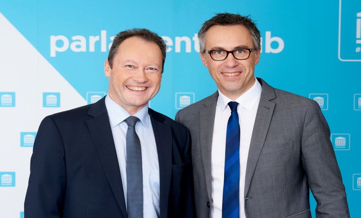 v.l.: Alois Rosenberger und Georg Strasser.Foto: Sabine Klimpt