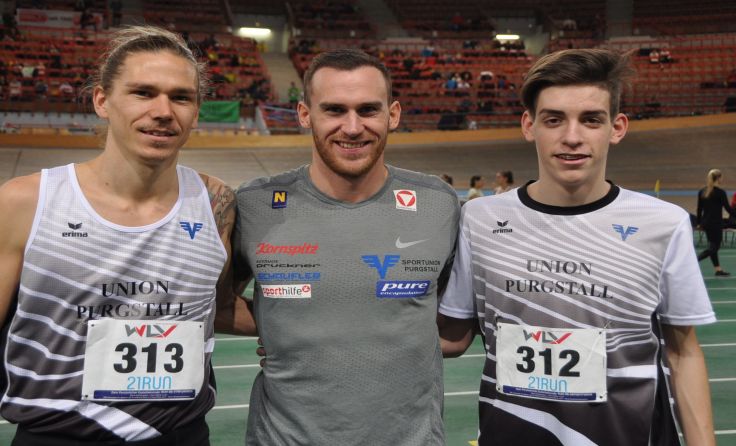 v.l.: Michael Stulik, Dominik Distelberger und Fabian Stix. Foto: Walter Mittendorfer