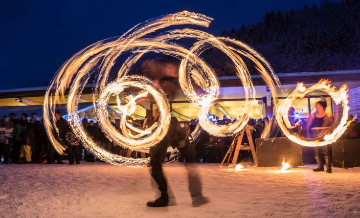 Fire and Ice am Ötscher. Foto: Friedrich Fahrnberger