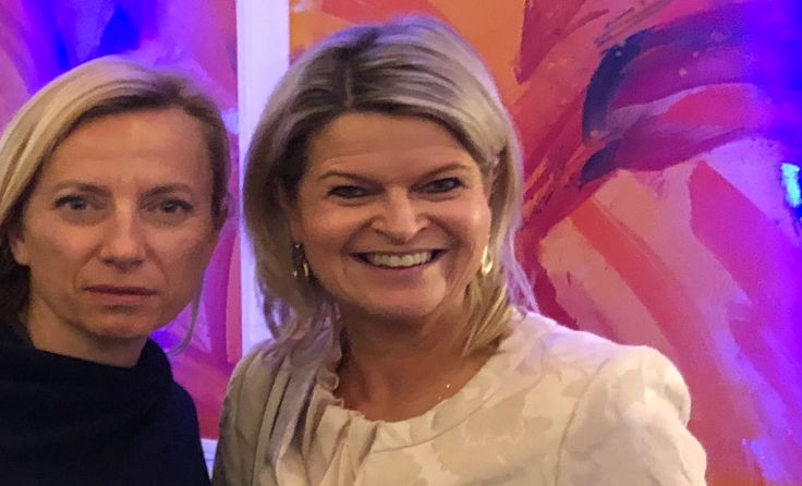 V.l.: Juliane Bogner-Strauß und Klaudia Tanner in der Hofburg. Foto: M. Kostiha/NÖ Bauernbund