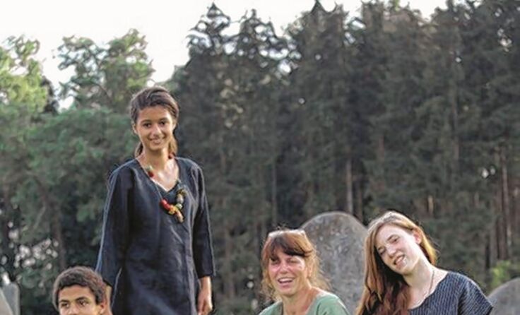 Initiatorin Gerda Kohlmayr mit ihren Models Foto: Barbara Krobath