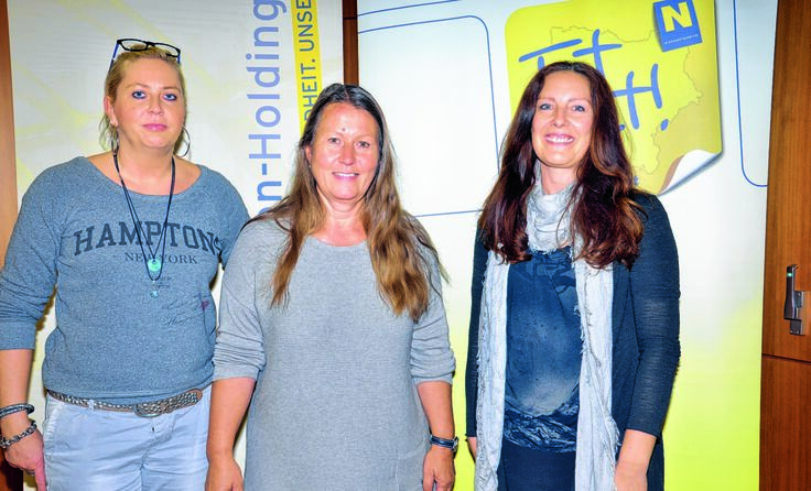 (V. l.) Roswitha Schöfbeck, Ines Ghlubner (Vortragende) und Andrea Dundler