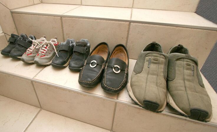 Fragwürdige Beute: getragenes Schuhwerk Symbolfoto: Wodicka