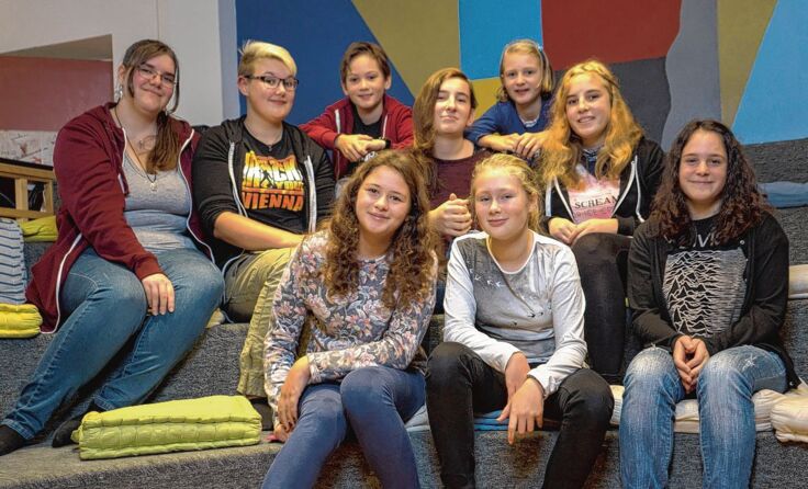 Gruppenfoto der Nachwuchsschriftsteller Foto: B4B 