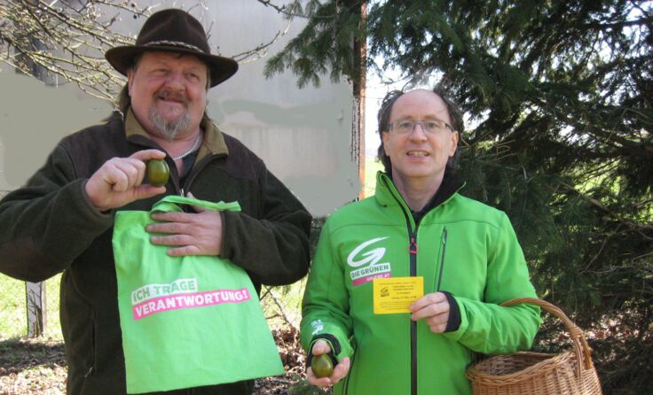 "Grüne Osterhasen" bei der Arbeit Foto: G. Öttl