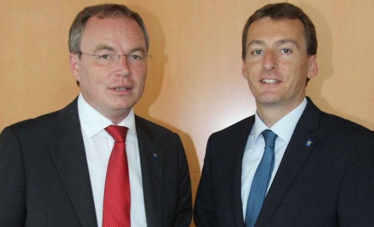 Landesrat Dr. Stephan Pernkopf und LAbg. Jürgen Maier Foto: NLK