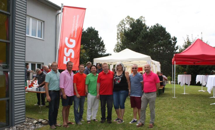 Bei bester Laune und Wetter wurde das heurige Grillfest zelebriert. Foto: FSG
