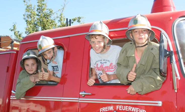 In den Alltag der Florianijünger hineingeschnuppert Fotos: Feuerwehr Horn