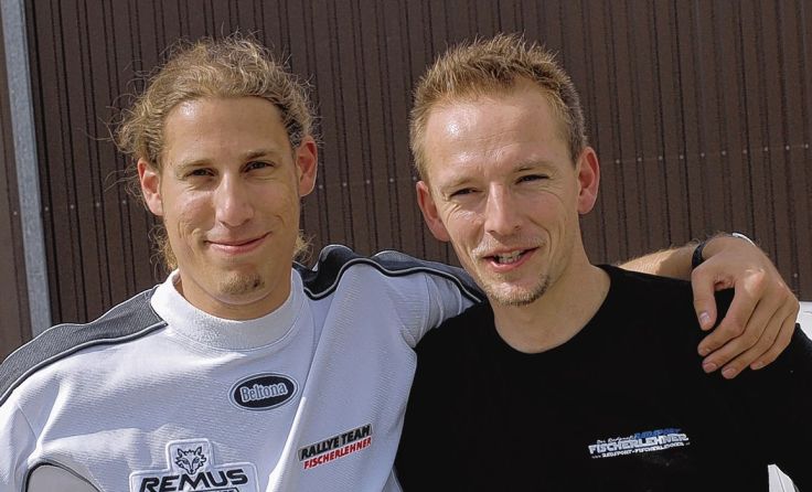 Martin Fischerlehner (r.) und sein Horner Co-Pilot Tobias Unterweger. Foto: Lobenschuss