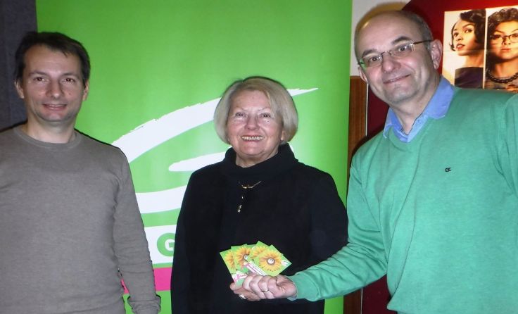 (V.l.) Winfrid und Silvia Meingast, Walter Kogler