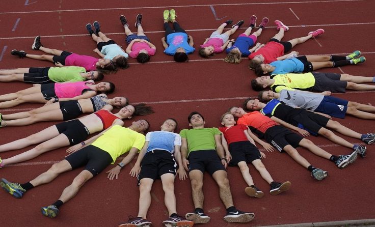 Sichtlich großen Spaß hatten alles Teilnehmer bei dem Trainingslager. Fotos: ULC Horn