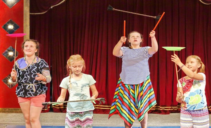 In Drosendorf können Kinder und Jugendliche das „Zirkushandwerk“ erlernen. Foto: Krestan