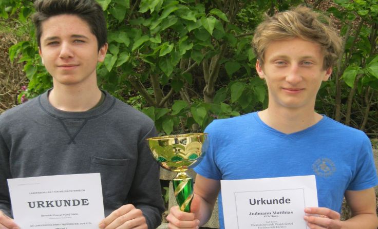 (V.l.) Benedikt Ponstingl und Matthias Judmann Foto: PTS Horn