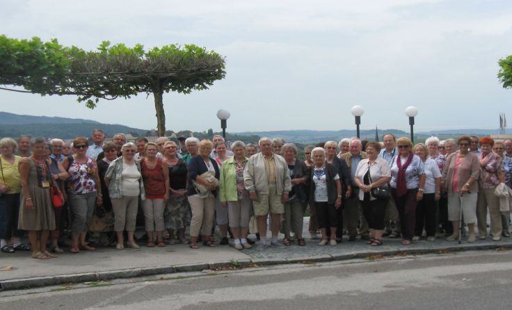 Strahlende Gesichter beim Ausflug nach Melk Foto: Pensionistenverband Eggenburg