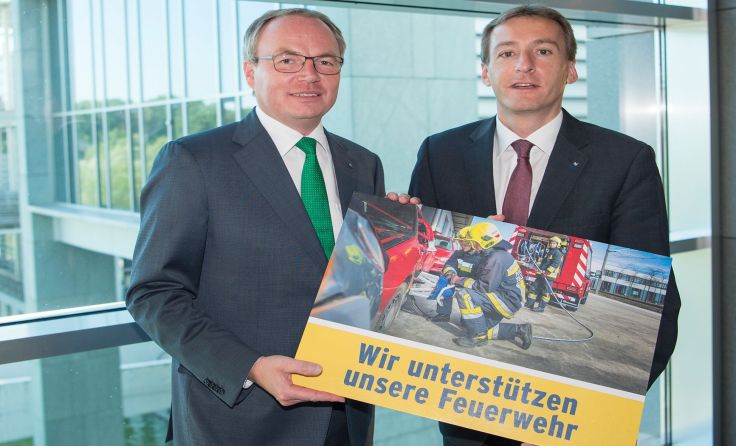 LH-Stv. Dr. Stephan Pernkopf und LAbg. Jürgen Maier Foto: NLK