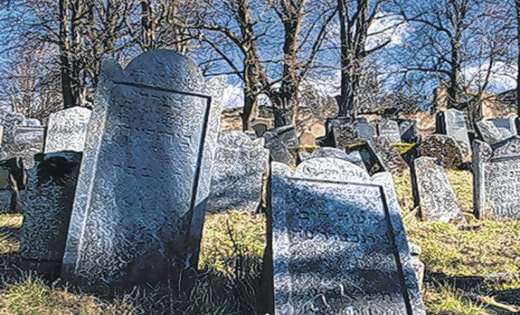 Der alte jüdische Friedhof in Šafov