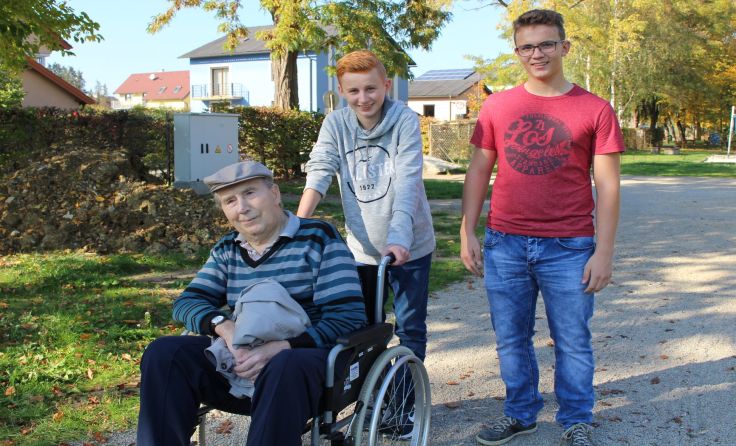 Von links: Anton Bindreiter, Dorian Bauer und Patrick Lausch