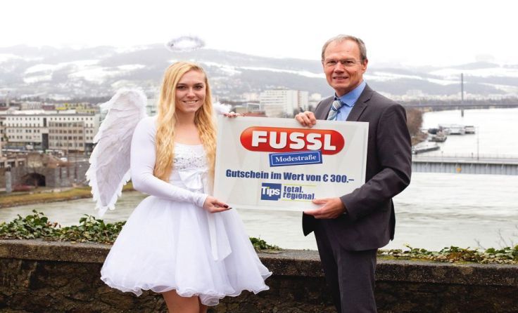 Tips-Geschäftsführer Josef Gruber schickt wieder seine Engerl los. Foto: Michaela Kraus