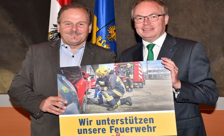 Bundesrat Eduard Köck und LH-Stellvertreter Stephan Pernkopf Foto: NLK/Reinberger