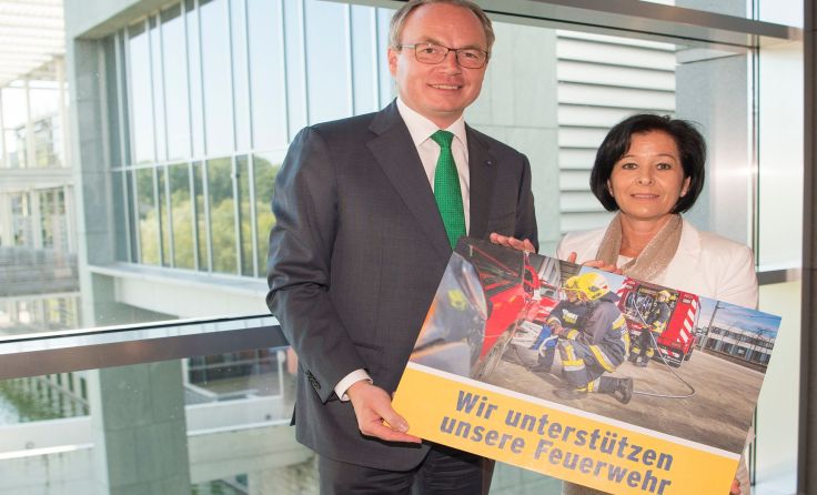 Landtagsabgeordnete Margit Göll und LH-Stellvertreter Stephan Pernkopf Foto: NLK/Filzwieser