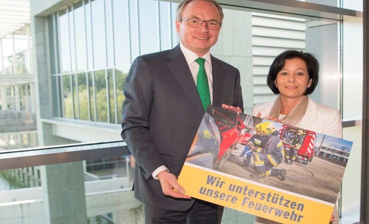 Landtagsabgeordnete Margit Göll und LH-Stellvertreter Stephan Pernkopf Foto: NLK/Filzwieser