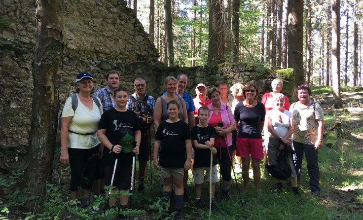 Die wanderlustigen Teilnehmer Foto: Dunja Quast