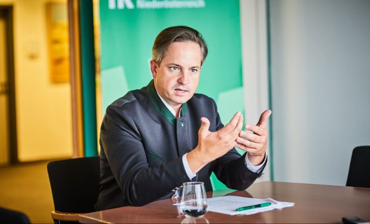 Präsident Schmuckenschlager appelliert an die Konsumenten Foto: LK NÖ/Franz Gleiß