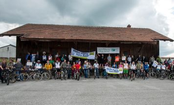 Radparade durch Waidhofen